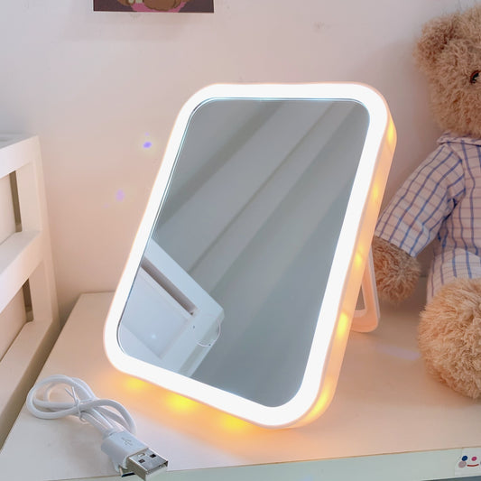 Desktop LED Vanity Mirror Portable - K. Elegance
